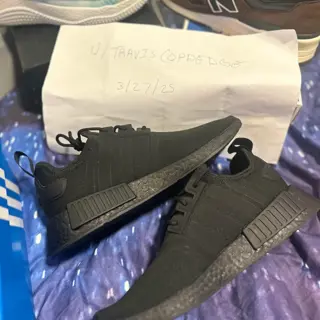 ADIDAS NMD_R1 size 9 Core Black NEW [$70]