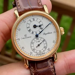 Chronoswiss Regulator. Solid Gold. Full Set. Clean.
