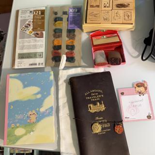 Traveler's, Stickii, Notebook Therapy, stamps