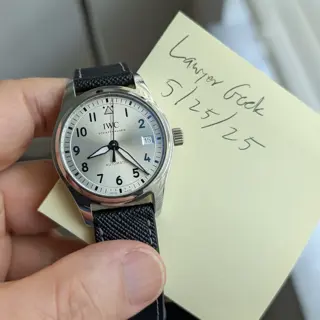 IWC Pilot 36 Silver Dial IW324007 Like New - 36mm
