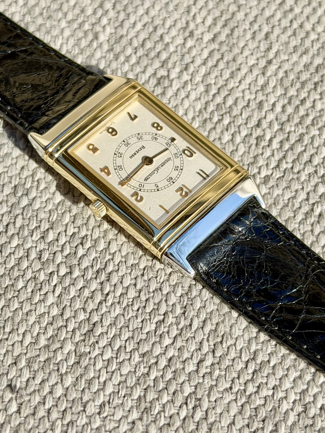 JLC Reverso 140.105.5 Two Tone 18k Gold & Steel - 23mm Men's / Midsize ...