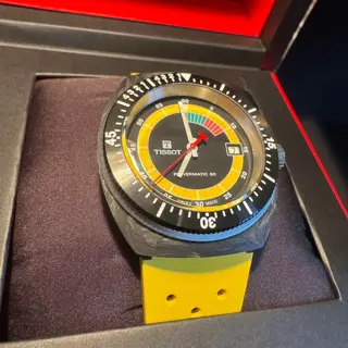 REDUCED Tissot Sideral S Powermatic 80 Automatic Carbon Fiber Dive Watch Like New