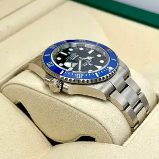 NEW 2022 Rolex Submariner “Cookie Monster ” 41mm 126619LB White Gold Black Dial - $33,900