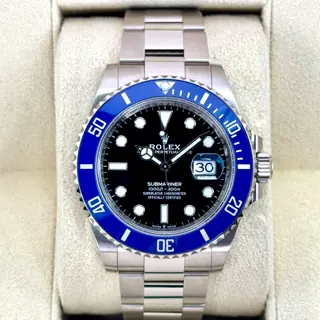 NEW 2022 Rolex Submariner “Cookie Monster ” 41mm 126619LB White Gold Black Dial - $33,900