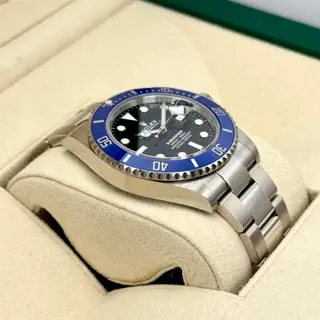 NEW 2022 Rolex Submariner “Cookie Monster ” 41mm 126619LB White Gold Black Dial - $33,900