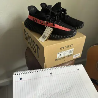 DS Yeezy 350 Vs Core Red Size 12 ($300)