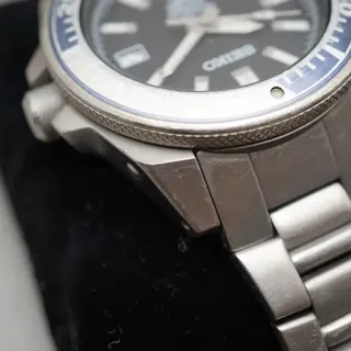 Seiko Prospex SBDA001 7S25 Black Dial Titanium First Samurai Automatic Watch - $495