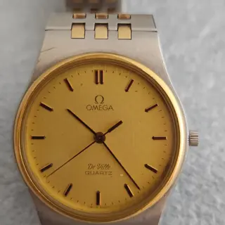 OMEGA De Ville cal. 1336 Rare Detailed Structured Dial Ref 195.0014 Men's watch $400
