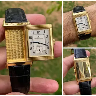 Jaeger LeCoultre. Reverso. Solid Gold. Blue Hands. 🔥