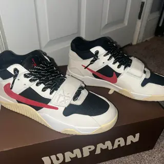 Jordan Jumpman Jacks Univ Red/Sail in Men’s size 9.5 for $320, worn 4x VNDS
