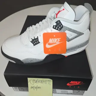 Jordan 4 White Cement 2025 US11 $260 shipped OBO