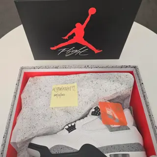 Jordan 4 White Cement 2025 US11 $260 shipped OBO