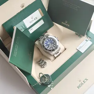 2018 Rolex Sea-Dweller Deepsea James Cameron 116660 Complete Set with White Tag Full Links