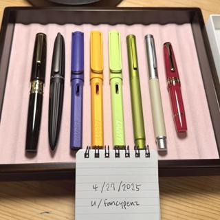 Diplomat, Esterbrook, Lamy, Sailor, Hongdian, Kakuno