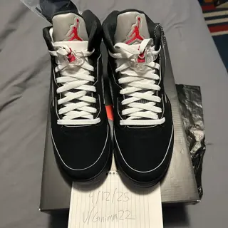 2025 Jordan 5 black metallic 11m swap for 10.5m