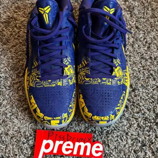 Worn Once Nike Kobe V 5 Rings Concord/Midwest Gold CD4991 400 $295 shipped and invoiced