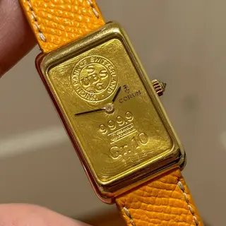 Vintage Corum Solid Gold Ingot Watch - $2,500